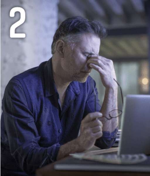 Reduces visual fatigue